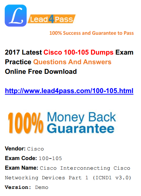 100-105 dumps