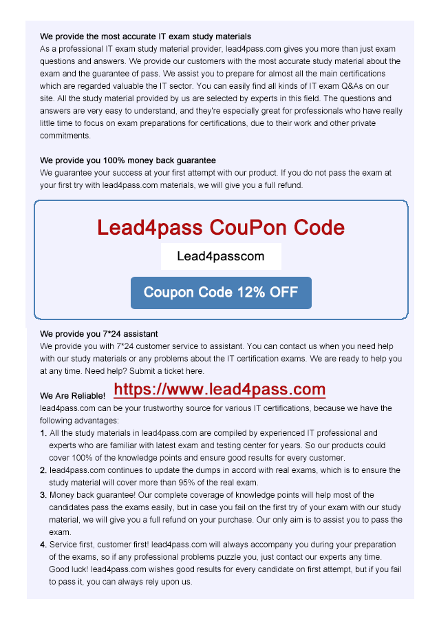 lead4pass 70-764 dumps