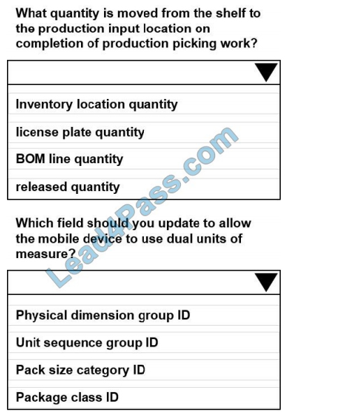 Lead4pass mb-320 exam questions q1