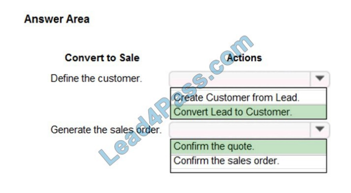 leads4pass mb-330 exam questions q2-1