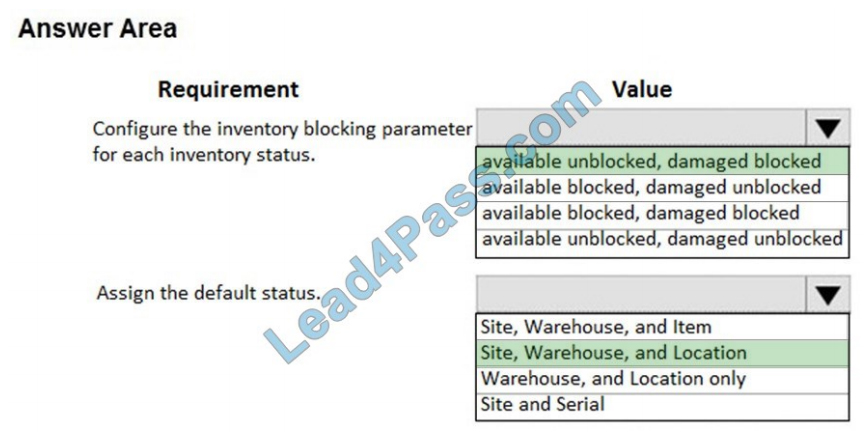 lead4pass mb-330 exam questions q6-1