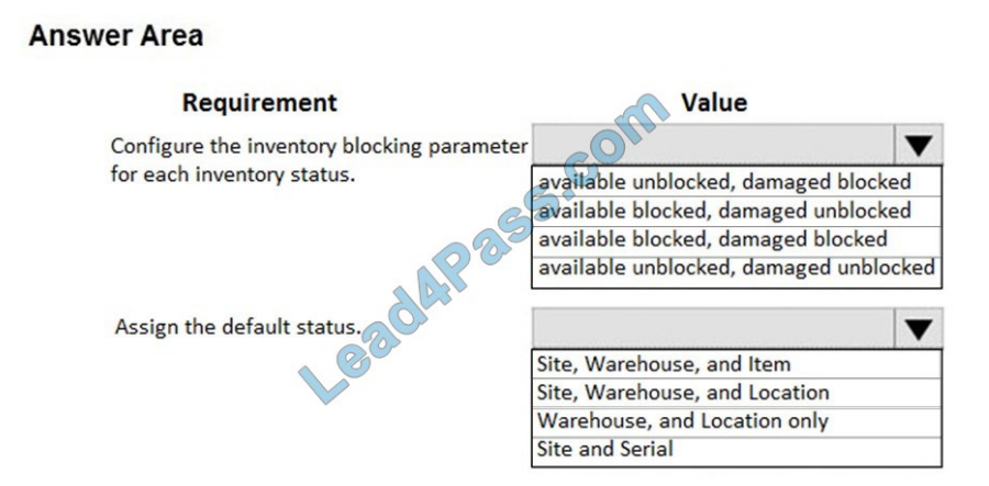 lead4pass mb-330 exam questions q6